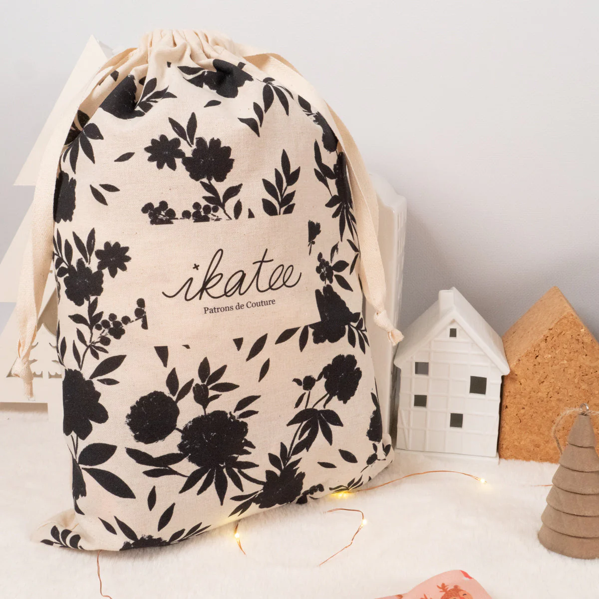 Cotton pouch ©ikatee - 25x35 cm