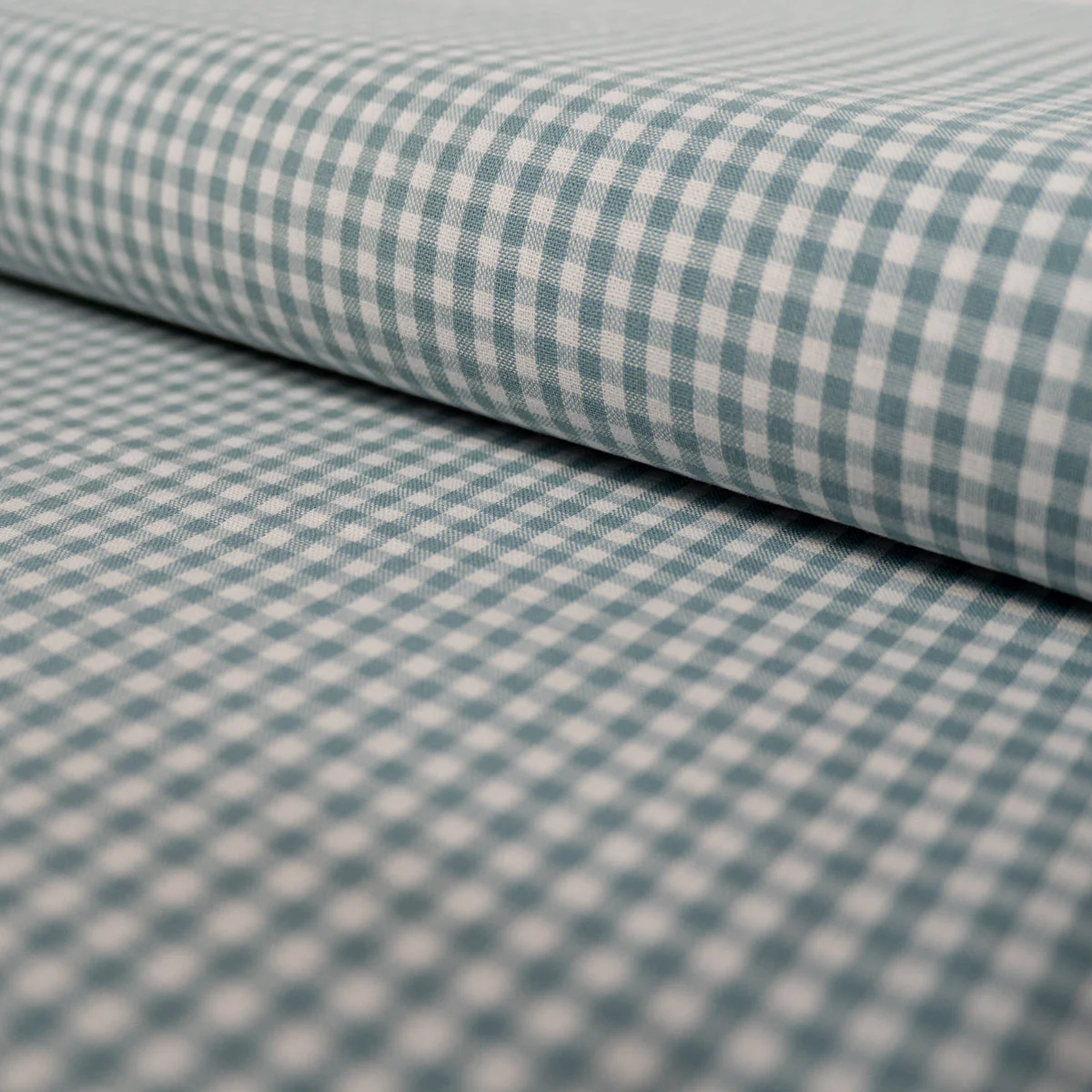Gingham mini check - Grey blue - Image 2