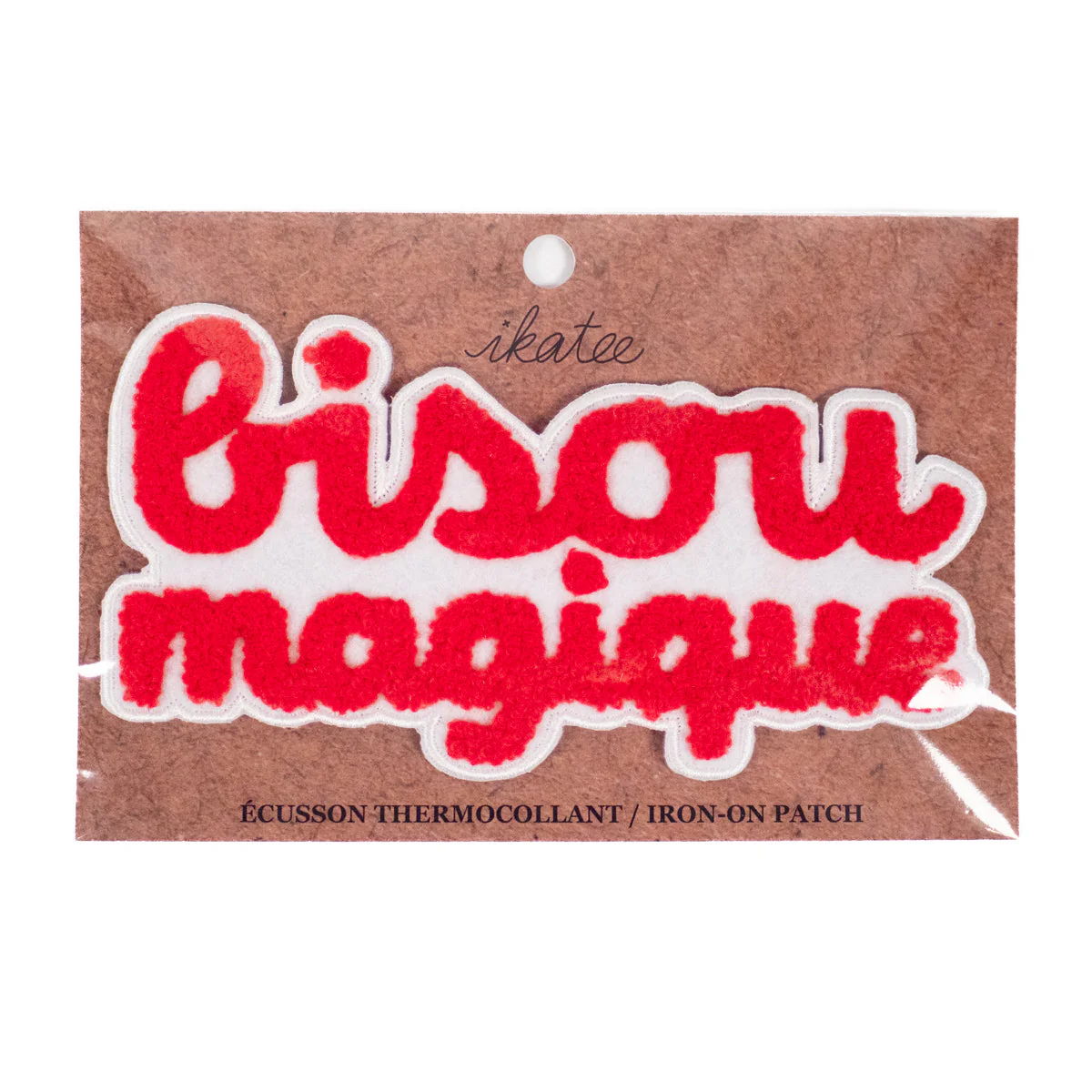 Iron-on patch ikatee® - Wide size - Bisou magique - Image 3