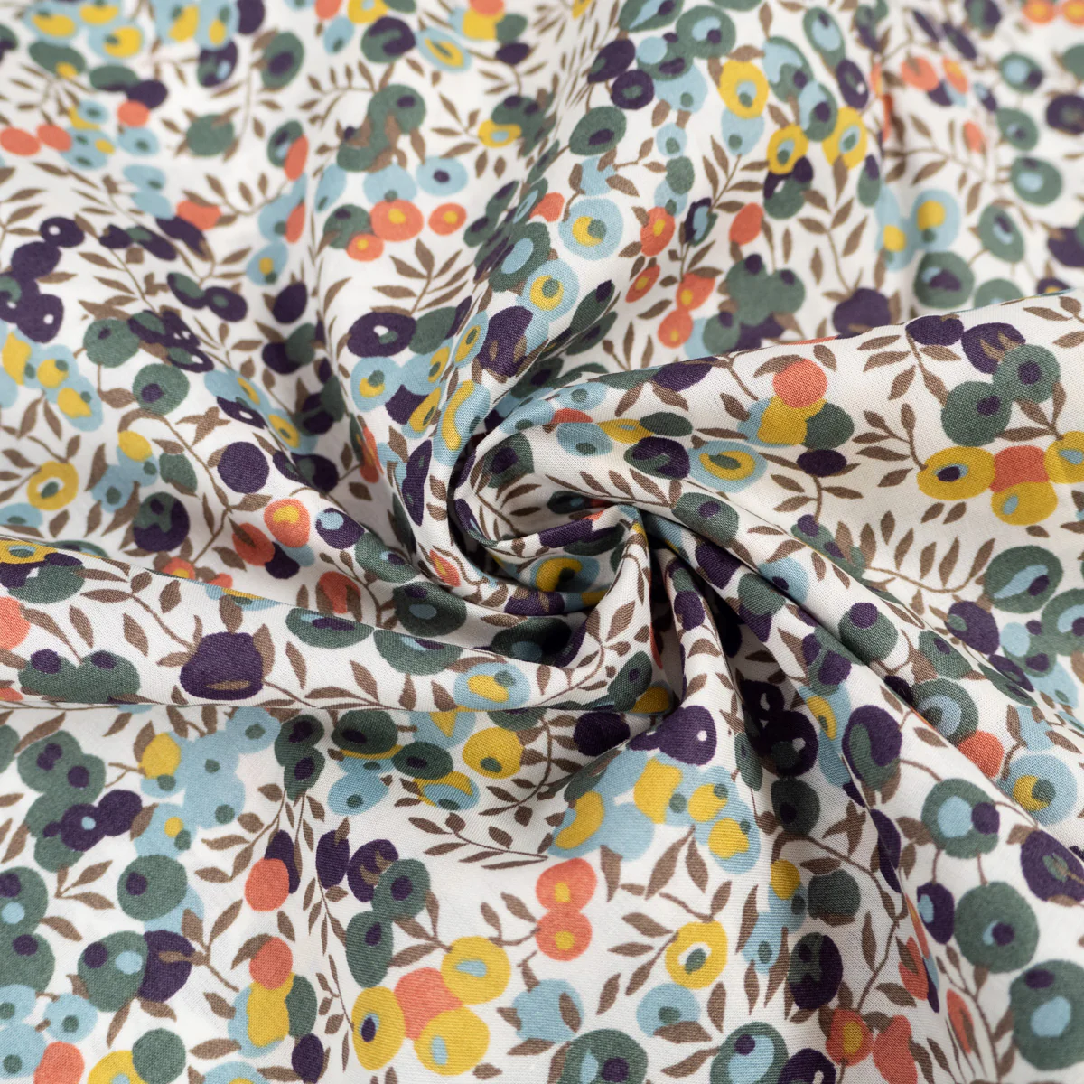 Liberty fabric Wiltshire - Khaki - Image 4