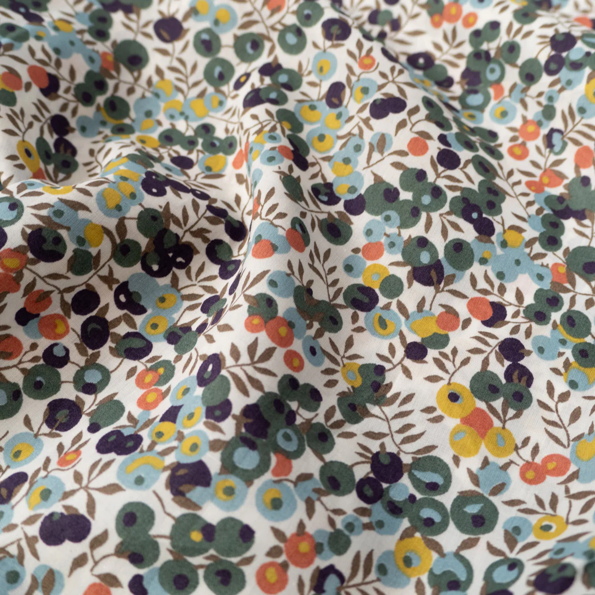 Liberty fabric Wiltshire - Khaki - Image 5