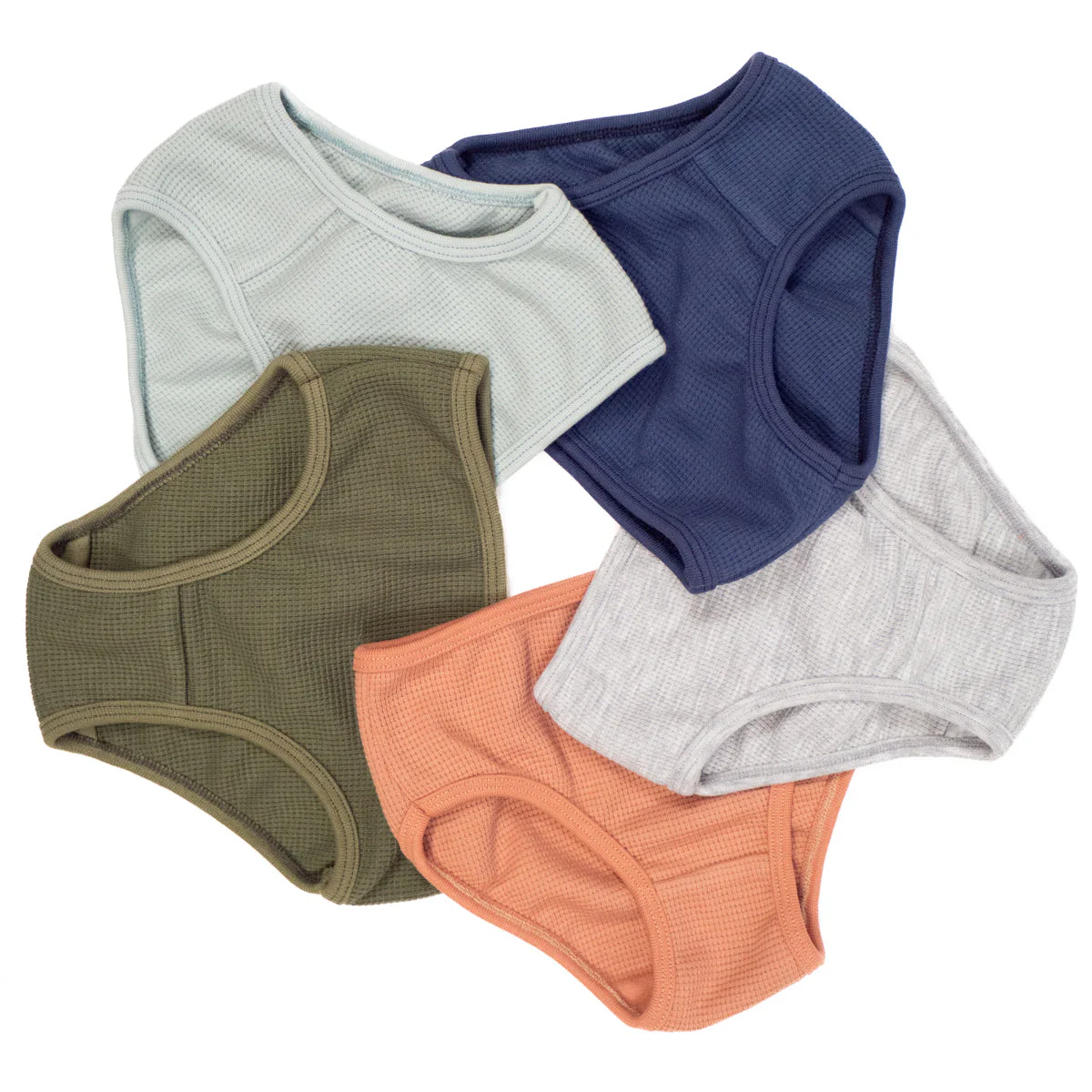 Mini Waffle Cotton Jersey - Fern - Image 5