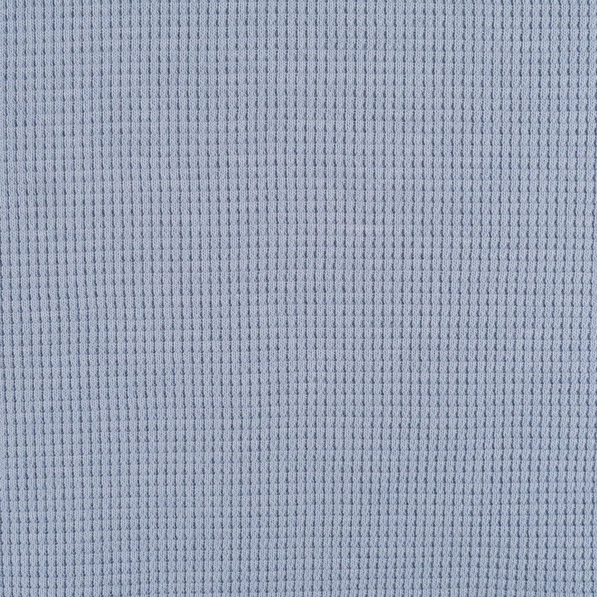 Mini Waffle Cotton Jersey - Swedish Blue Grey - Image 4