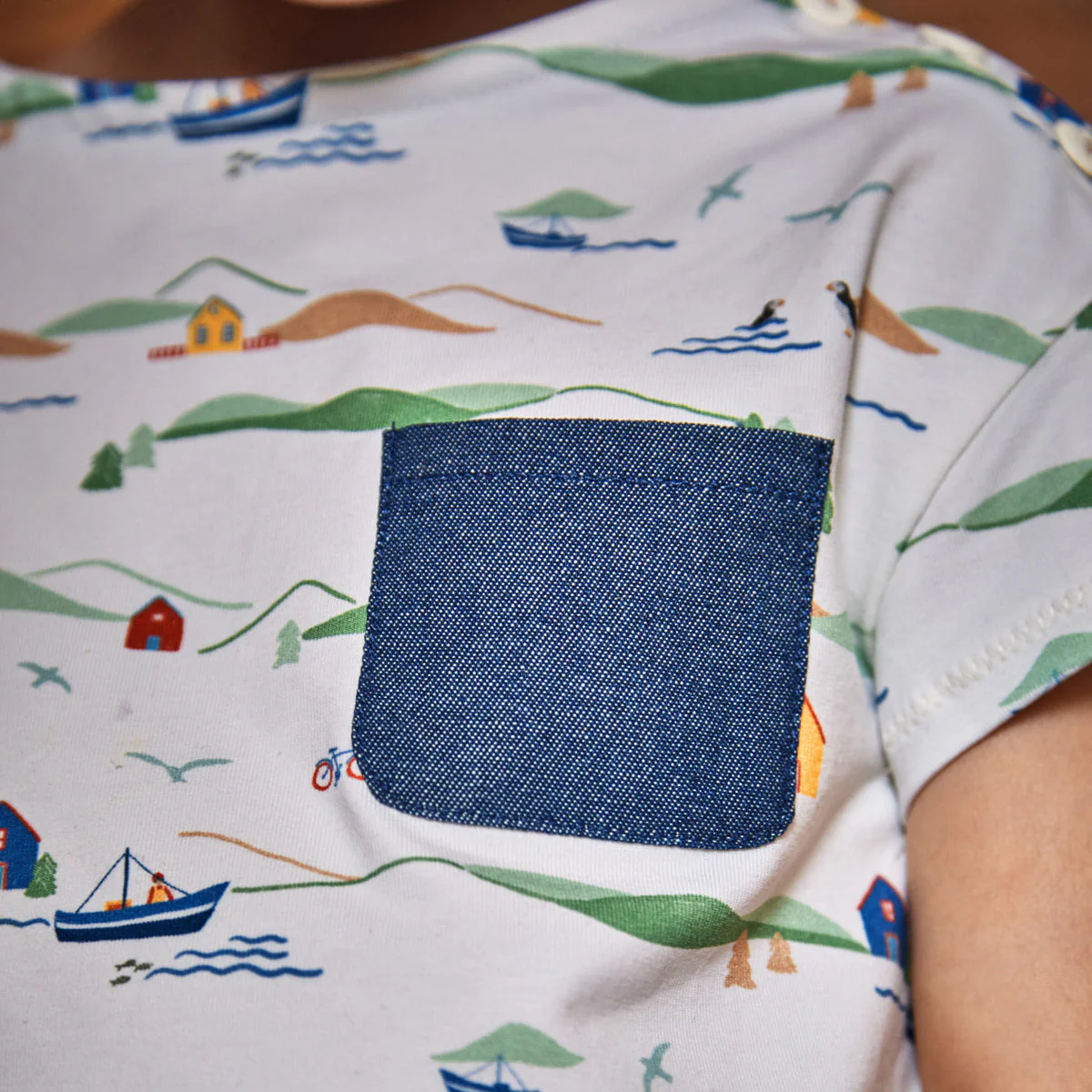 Organic stretch Jersey© ikatee - Islande - Off white - Image 4