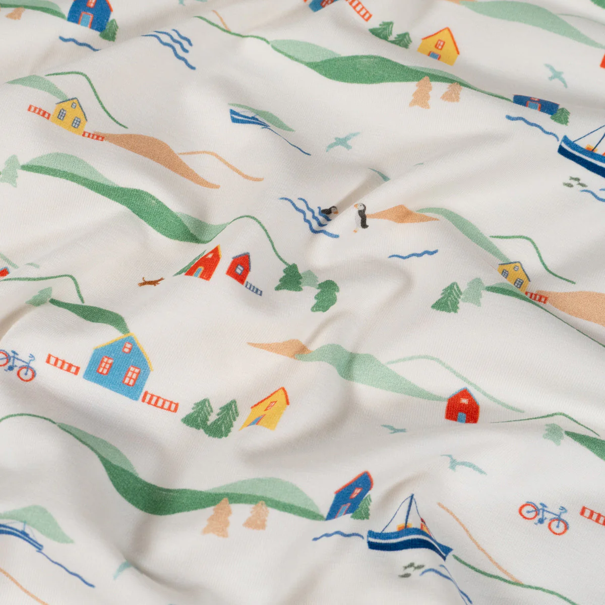 Organic stretch Jersey© ikatee - Islande - Off white - Image 5