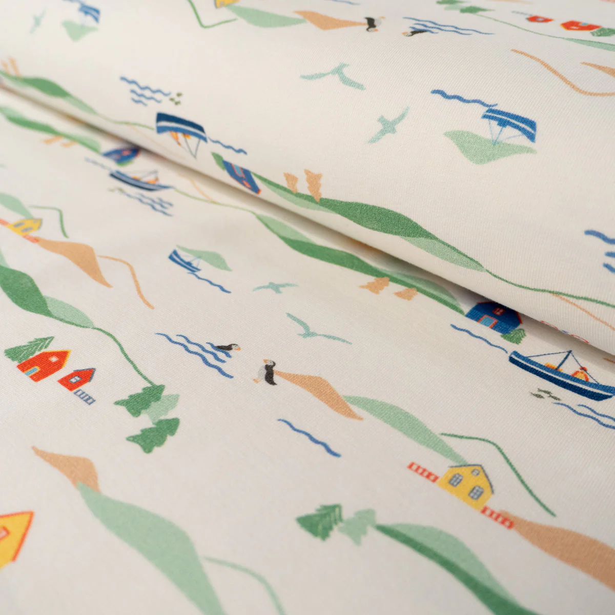 Organic stretch Jersey© ikatee - Islande - Off white - Image 8