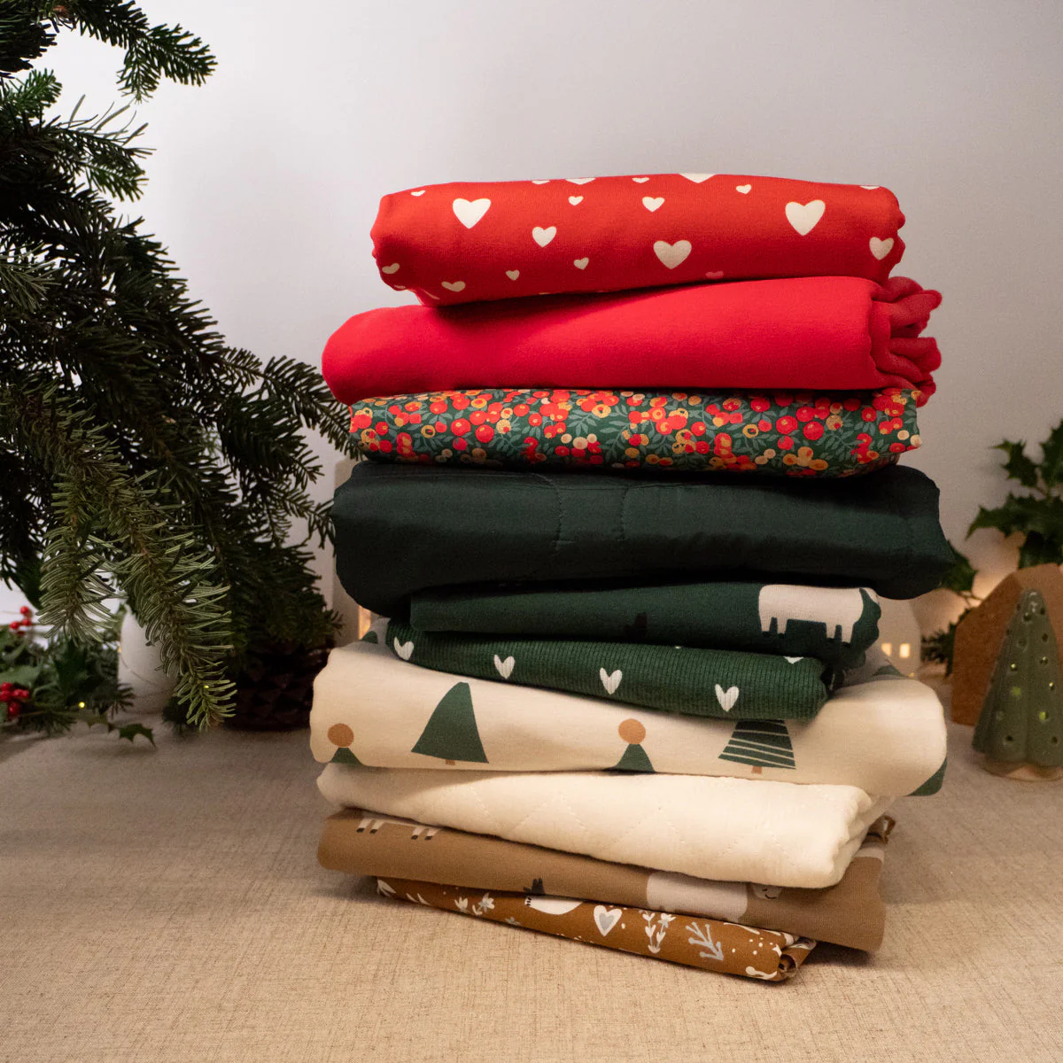 Organic stretch Jersey - ikatee® - Petit cœur - Red - Image 9