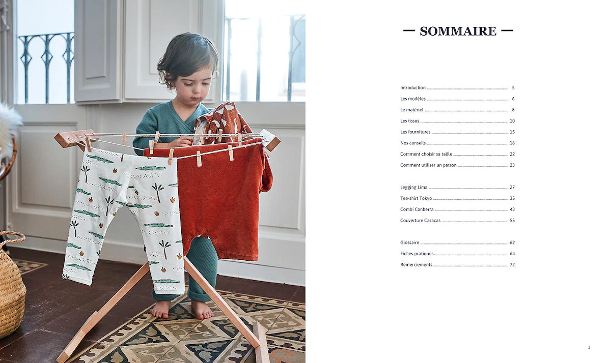 Sewing patterns book for babies "AT HOME" Ebook - Image 3