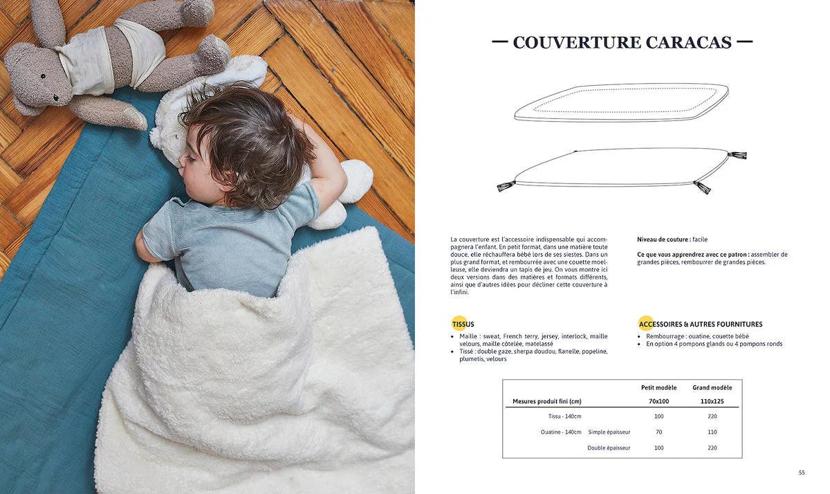 Sewing patterns book for babies "AT HOME" Ebook - Image 8
