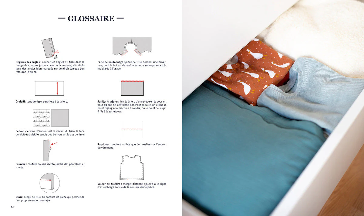 Sewing patterns book for babies "AT HOME" Ebook - Image 9