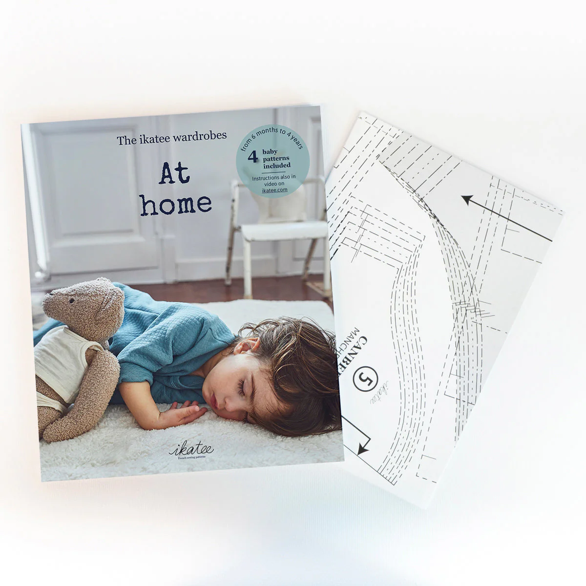 Sewing patterns book for babies "AT HOME" Paper book - Image 19