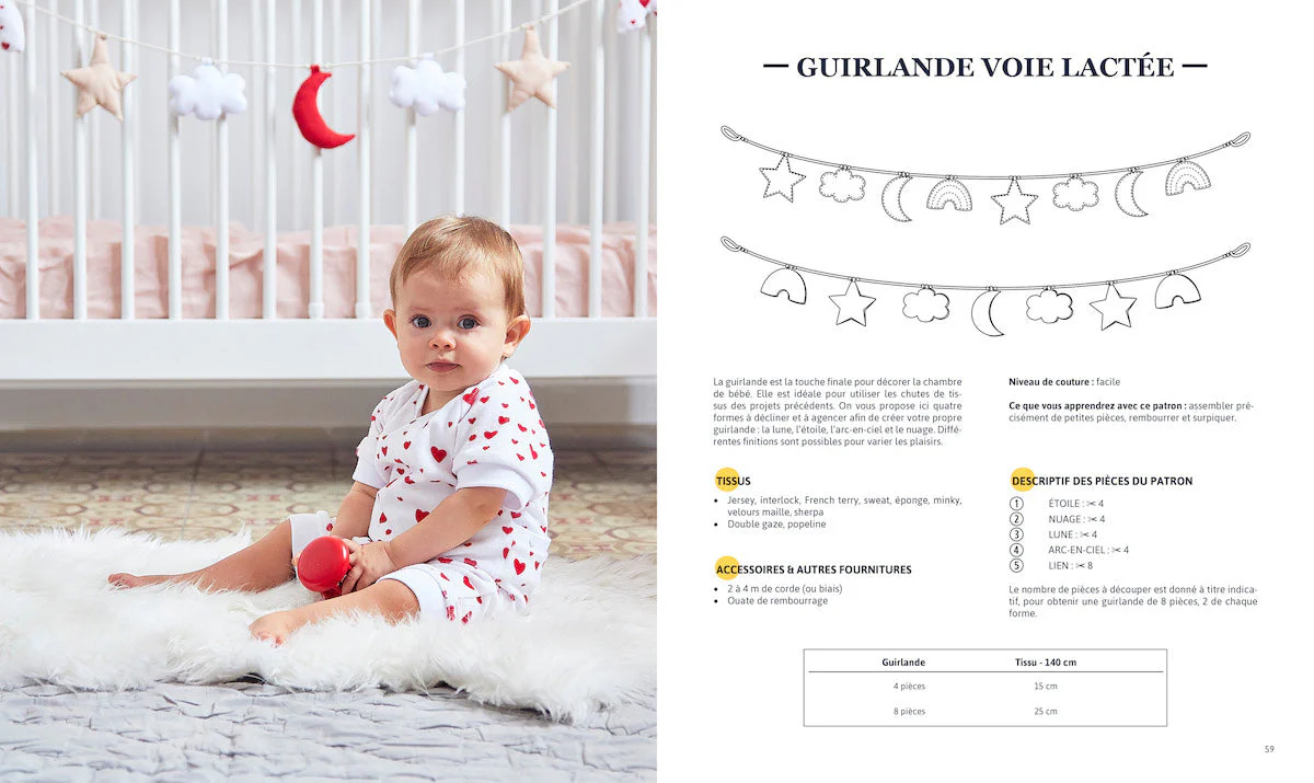 Sewing patterns book for babies "NIGHTY NIGHT" Ebook - Image 7