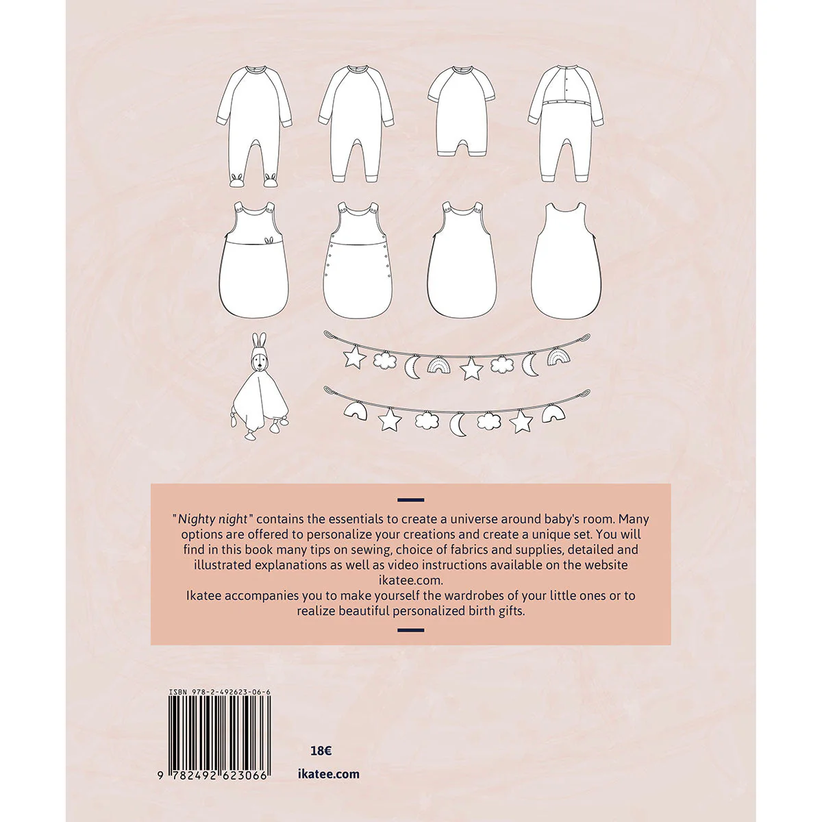 Sewing patterns for babies "NIGHTY NIGHT" - Image 2