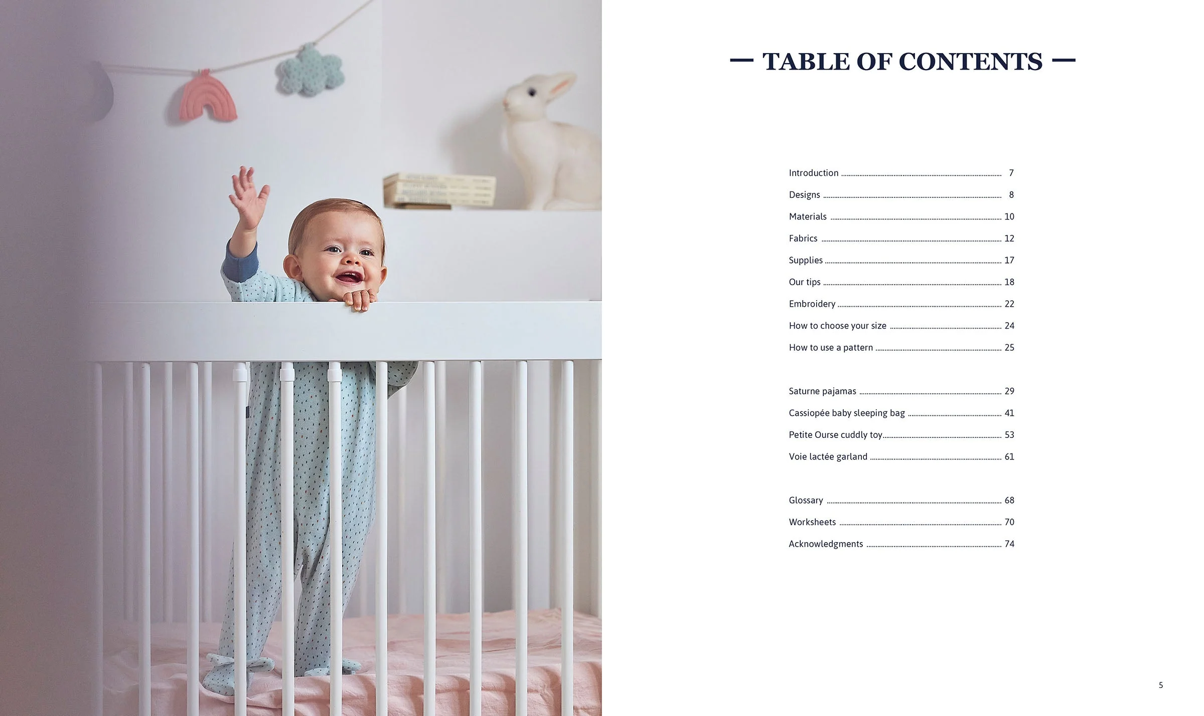 Sewing patterns for babies "NIGHTY NIGHT" - Image 3