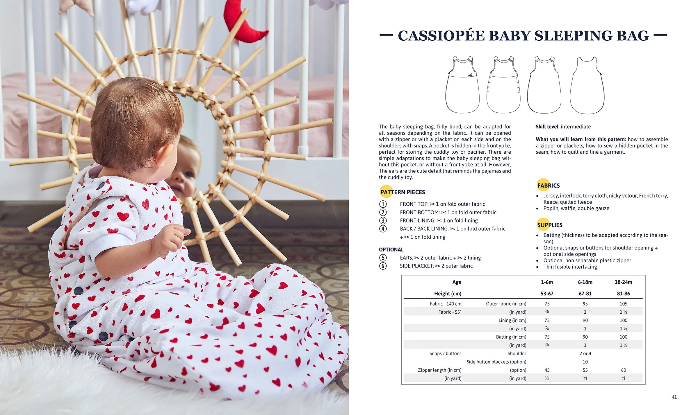 Sewing patterns for babies "NIGHTY NIGHT" - Image 5