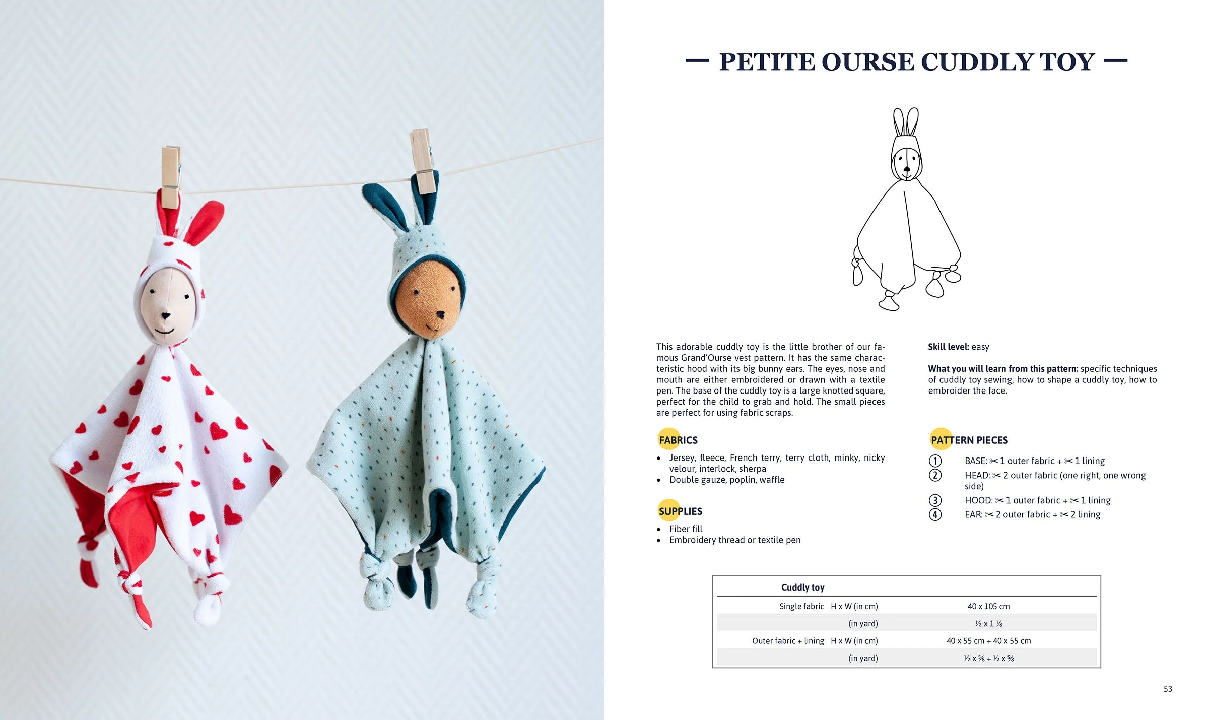 Sewing patterns for babies "NIGHTY NIGHT" - Image 6