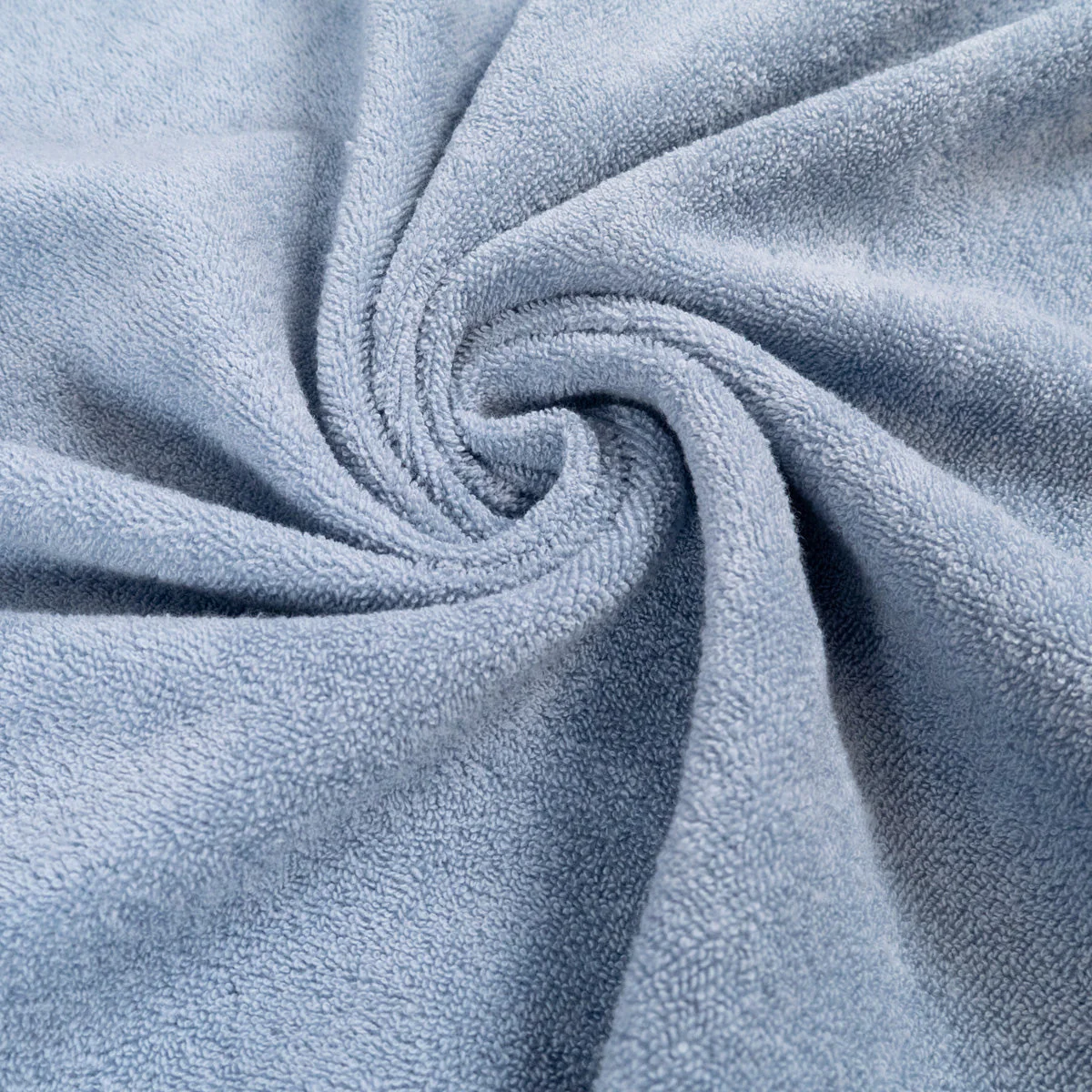 Fine Terry Bouclette Jersey - Baltique Blue