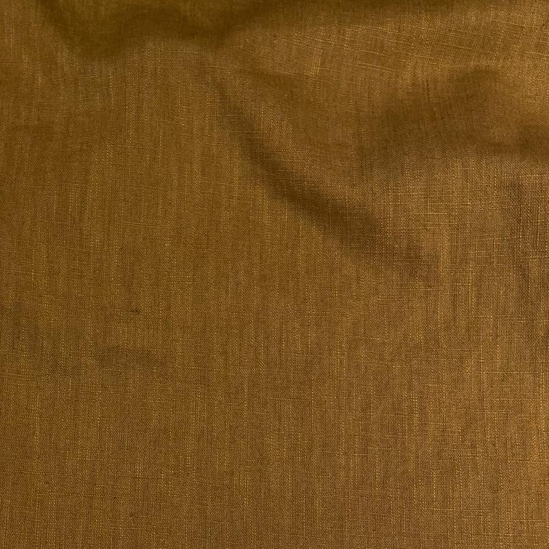 Washed Linen Fabric - Tabac - Image 2