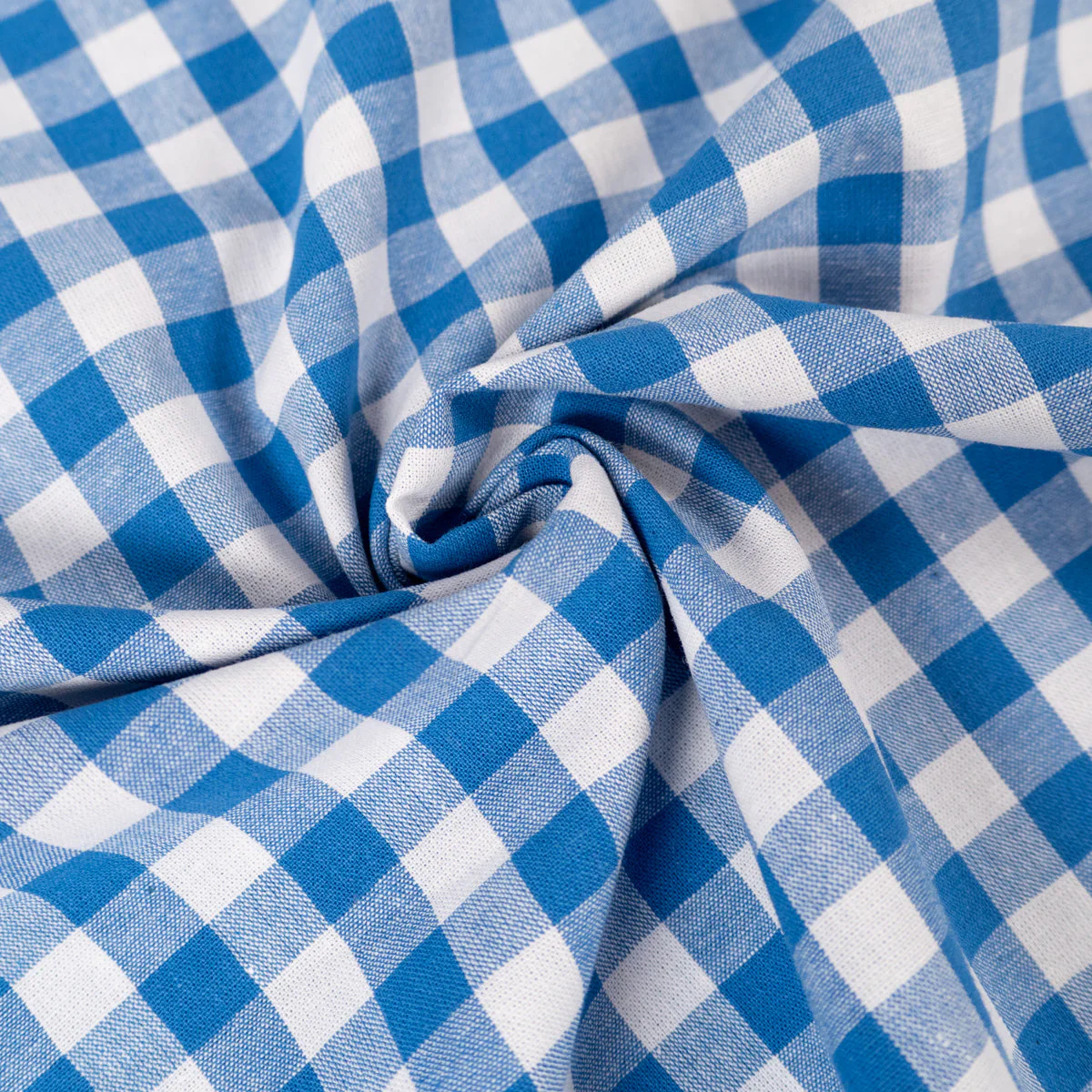 Gingham medium check - Blue sky