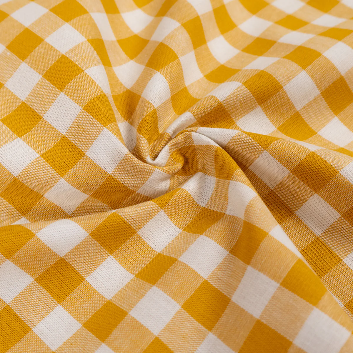 Gingham medium check - Ochre