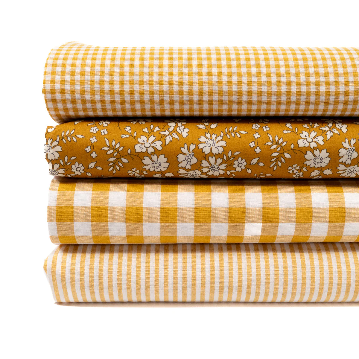 Gingham medium check - Ochre - Image 8