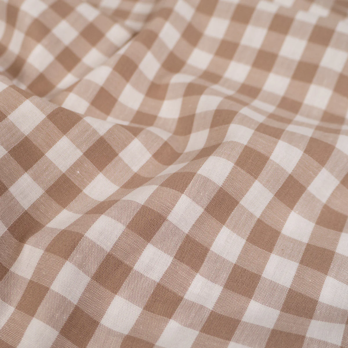 Gingham medium check - Sand - Image 5
