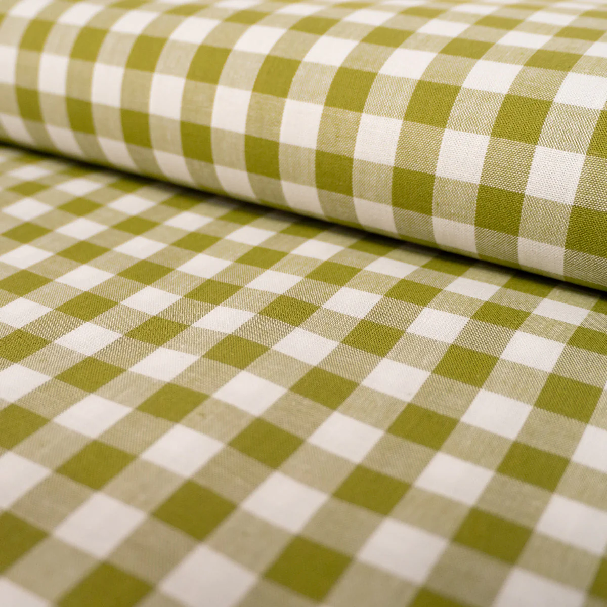 Gingham medium check - Apple green - Image 2