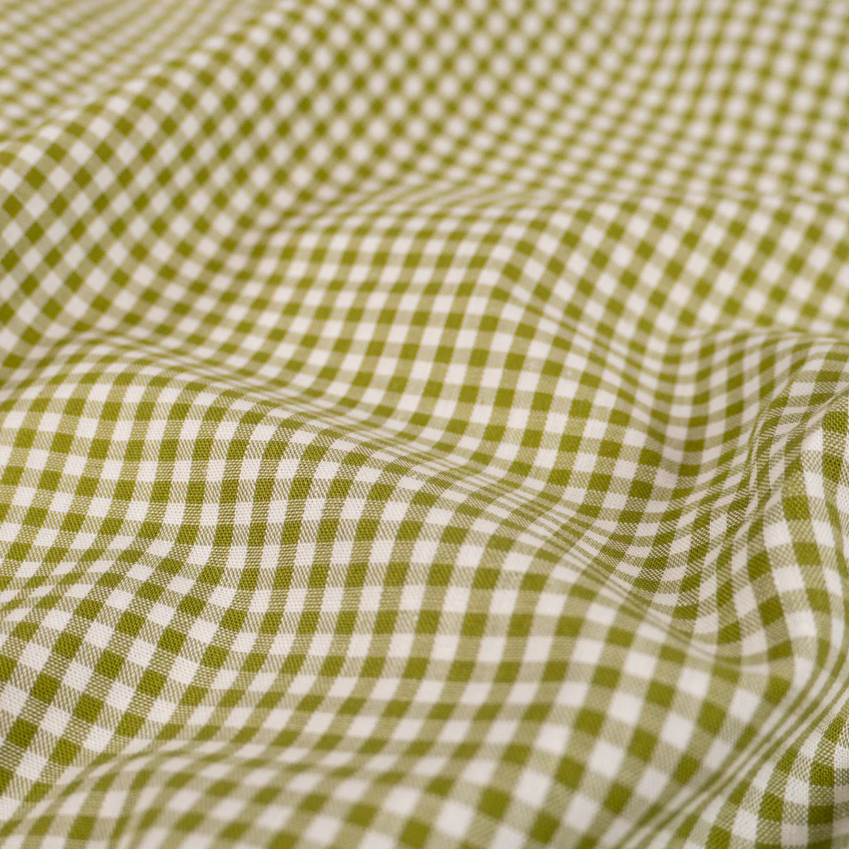 Gingham mini check - Apple green