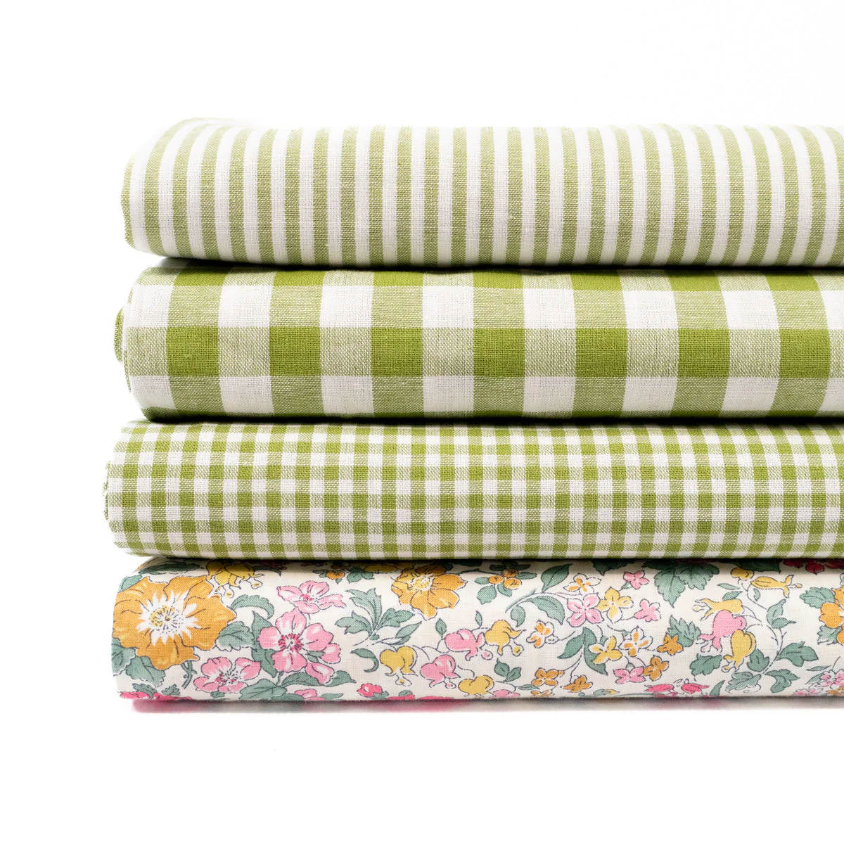 Gingham mini check - Apple green - Image 7