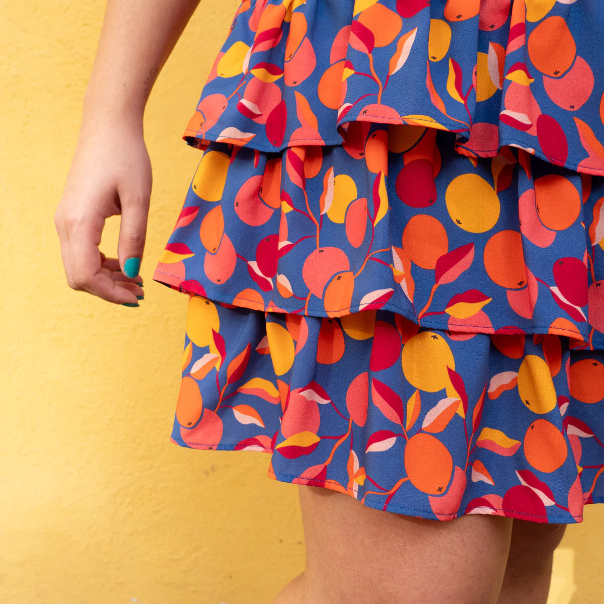 Viscose Fabric by ©ikatee - Cocktail - Outremer