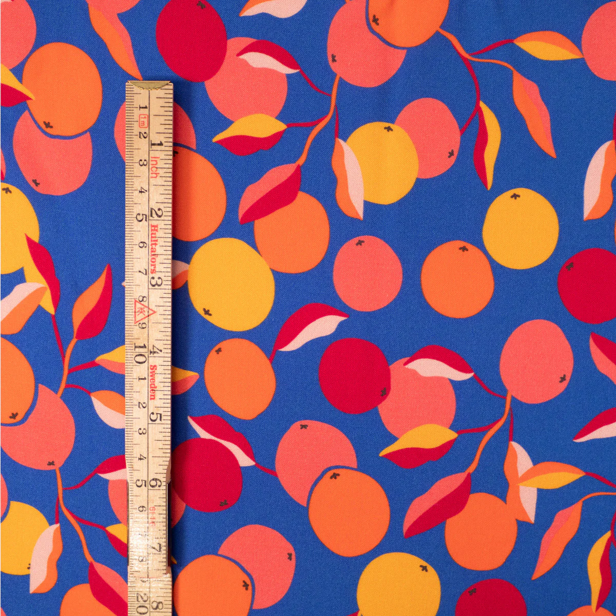 Viscose Fabric by ©ikatee - Cocktail - Outremer - Image 7