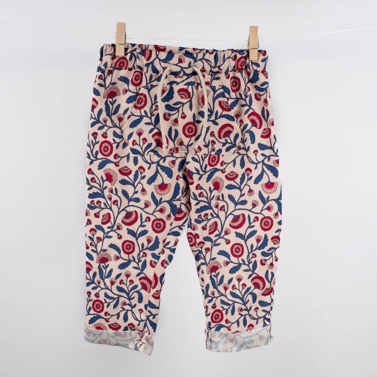Viscose Fabric by ©ikatee - Pompon - Outremer - Image 10