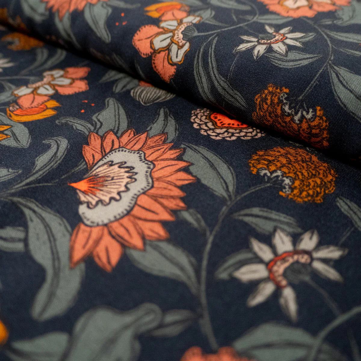 Viscose - ikatee® - Mumbai - Blue - Image 5