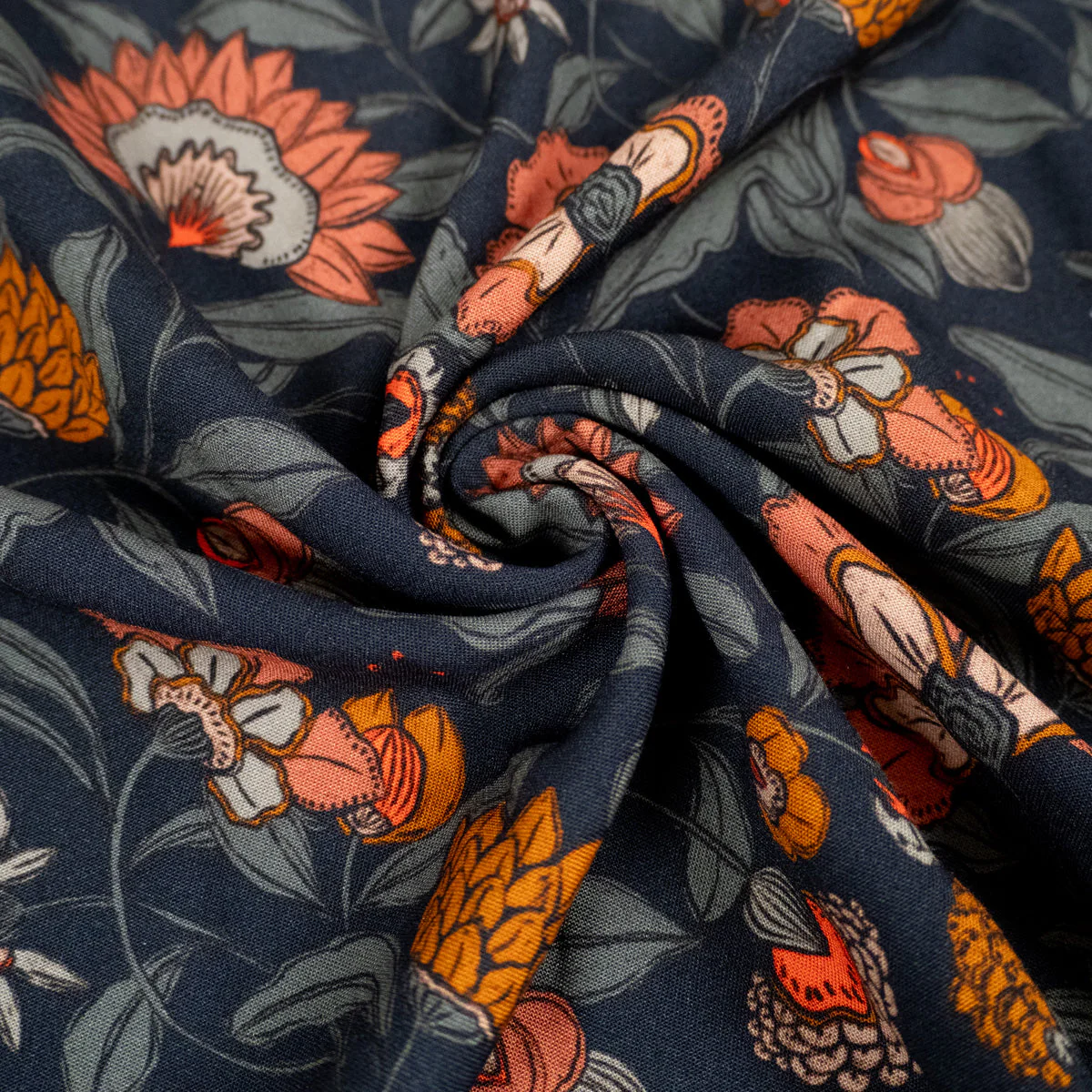 Viscose - ikatee® - Mumbai - Blue - Image 7