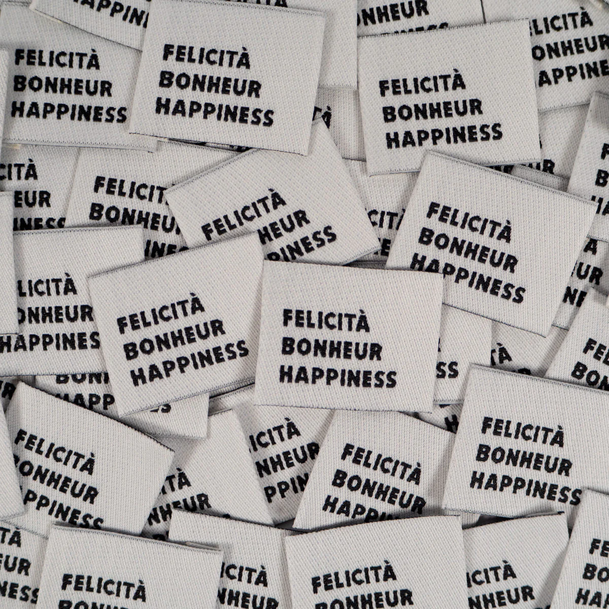 Woven Labels ©ikatee - Felicità - x5