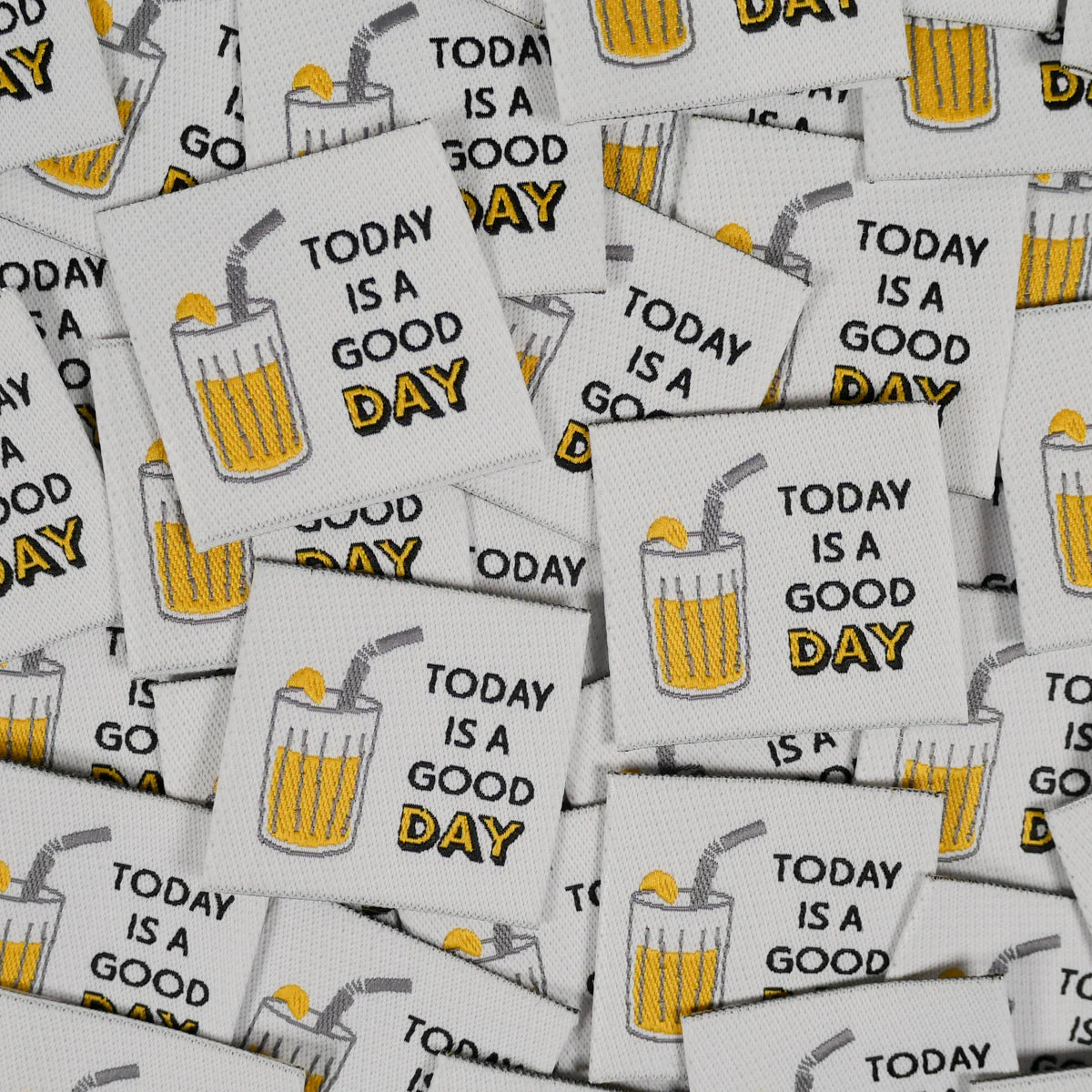 Woven Labels ©ikatee - Today is a good day - x5