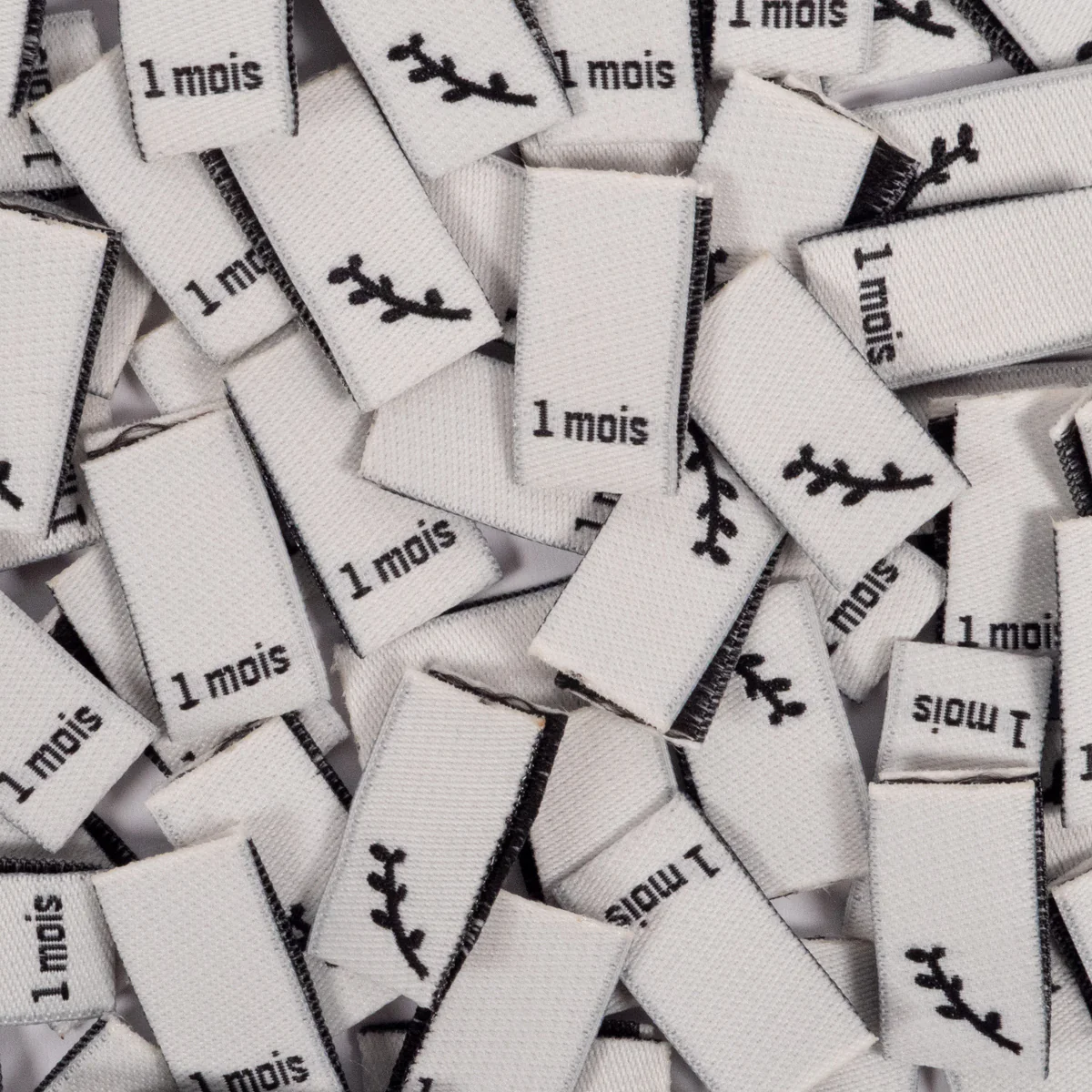 Woven size labels ©ikatee - 3 month to 10 years - x7